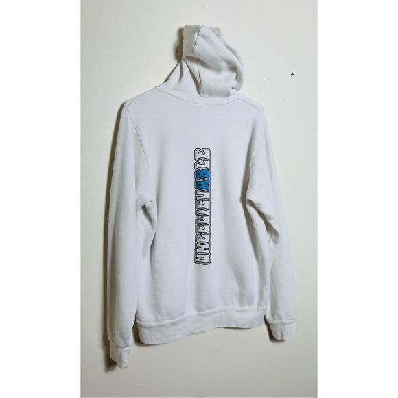 Bella+Canvas White Fleece Pullover - Picture 3 of 6